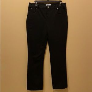 Liz Claiborne Black Stretch Pants Size 8